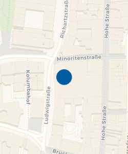 Vorschau: Karte von Bezirksrathaus Innenstadt