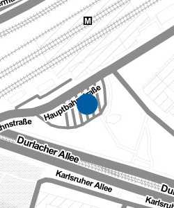 Vorschau: Karte von Durlach Bahnhof