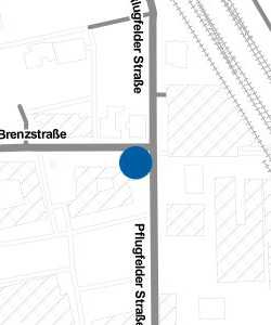 Vorschau: Karte von Bhf. Ludwigsburg / Brenzstraße