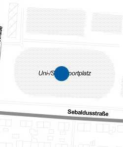 Vorschau: Karte von Uni-/Schulsportplatz