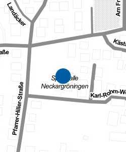Vorschau: Karte von Sporthalle Neckargröningen