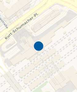 Vorschau: Karte von Einkaufsbahnhof Bochum Hbf