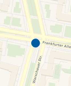 Vorschau: Karte von Transit station Frankfurter Tor