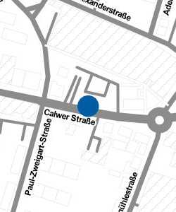 Vorschau: Karte von Sindelfingen Calwer Straße