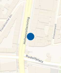 Vorschau: Karte von Theaterkasse Rudolfplatz