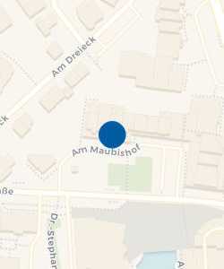 Vorschau: Karte von Buchhandlung am Maubishof