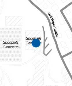Vorschau: Karte von Sporthalle Glemsaue
