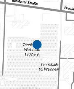 Vorschau: Karte von Tennis Club Weinheim 1902 e.V.