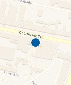 Vorschau: Karte von Apotheke Cottbuser Straße