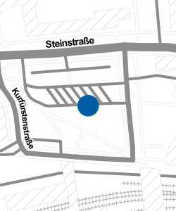 Vorschau: Karte von Dortmund ZOB am Hbf