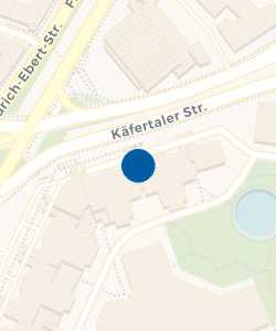 Vorschau: Karte von Urologische Ambulanz Universitäts-Klinikum Mannheim