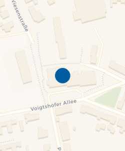 Vorschau: Karte von Sporthalle Voigtshofer Allee
