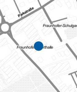 Vorschau: Karte von Fraunhofer-Sporthalle