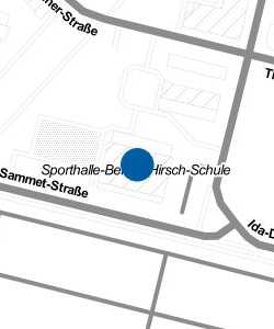 Vorschau: Karte von Sporthalle-Bertha-Hirsch-Schule
