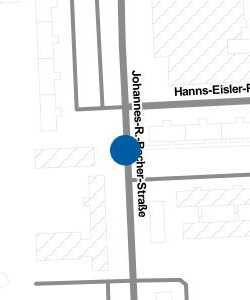 Vorschau: Karte von Johannes-R.-Becher-Straße / Hanns-Eisler-Platz