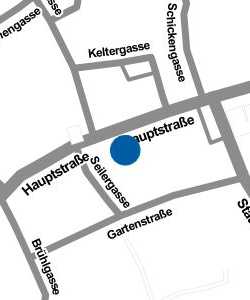 Vorschau: Karte von Volksbank Kraichgau eG - Filiale Hüffenhardt