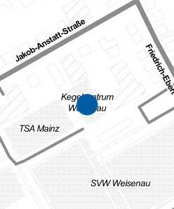 Vorschau: Karte von Kegelzentrum Weisenau