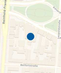 Vorschau: Karte von Hochschule Karlsruhe - Gebäude AM