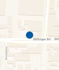Vorschau: Karte von Schlüsseldienst Ulm - Söflingen 24h Niko