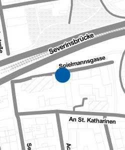 Vorschau: Karte von IN VIA jugendwohnheim Teresa-von-Avila-Haus