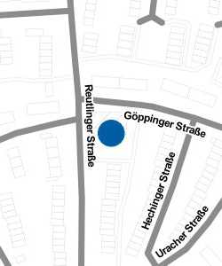 Vorschau: Karte von Kindertageseinrichtung Göppinger Straße 16