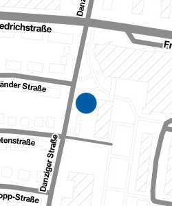 Vorschau: Karte von Tagespolizeiposten Ludwigsburg Ost