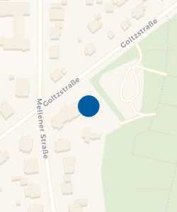 Vorschau: Karte von Ev. Teilzeit-Kita Goltzstraße