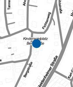 Vorschau: Karte von Spielplatz Bergstraße Bolheim