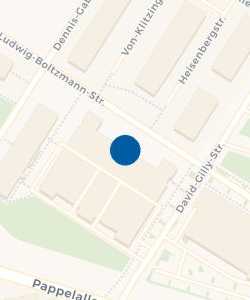 Vorschau: Karte von Cafeteria im Potsdamer Centrum für Technologie