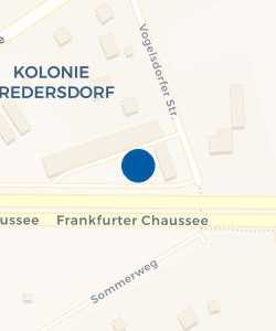 Vorschau: Karte von Reifendienst Fredersdorf
