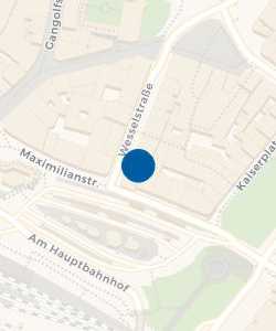 Vorschau: Karte von Sparda-Bank Filiale Bonn-Hauptbahnhof