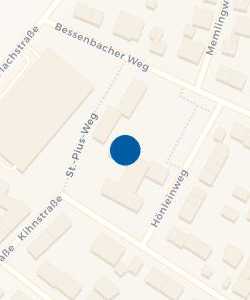 Vorschau: Karte von Kath. Öffentl. Bücherei Aschaffenburg, St. Pius
