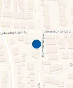 Vorschau: Karte von Städtischer Kindergarten Hummelbaum A