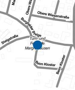 Vorschau: Karte von Turn- und Festhalle Margrethausen