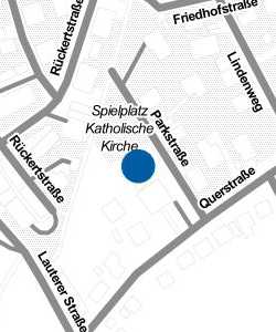 Vorschau: Karte von Kath. Gemeinderäume Christkönig
