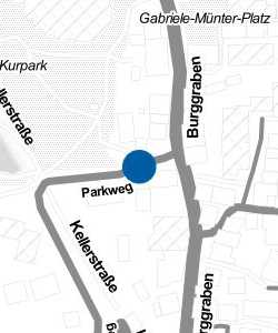 Vorschau: Karte von P1 Kurpark Burggraben