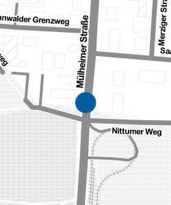 Vorschau: Karte von Leverkusen, Schlebusch Nittumer Weg