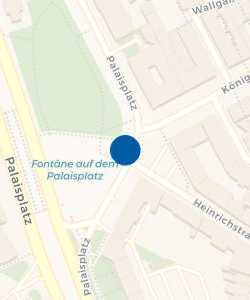 Vorschau: Karte von Taxihalteplatz Palaisplatz