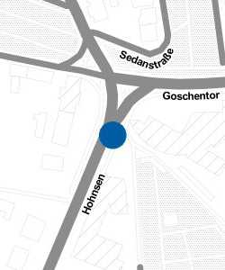 Vorschau: Karte von Haltestelle Hildesheim Goschentor