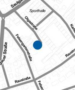 Vorschau: Karte von Hochschul-Parkplatz (P4)