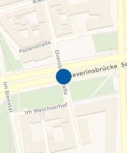 Vorschau: Karte von Parkplatz Severinsbrücke