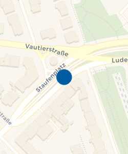 Vorschau: Karte von Haltestelle D-Staufenplatz