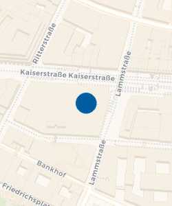 Vorschau: Karte von Karstadt Reisebüro Karlsruhe