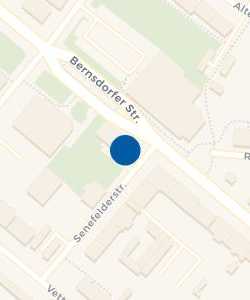 Vorschau: Karte von Bernsdorfer Straße - Boofe Laden