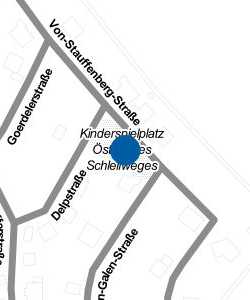 Vorschau: Karte von Kinderspielplatz Östlich des Schleifweges