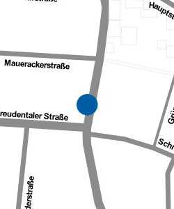 Vorschau: Karte von Busbahnhof Erligheim