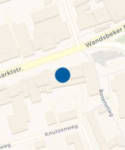 Vorschau: Karte von Sparda-Bank Filiale Hamburg Wandsbek Markt