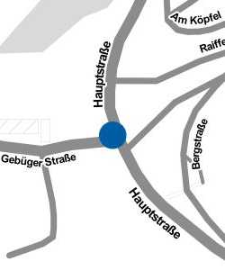 Vorschau: Karte von Schönau, Gebüger Straße / Hauptstraße
