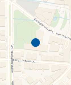 Vorschau: Karte von Mensa Rempartstraße