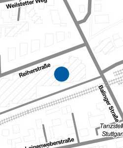Vorschau: Karte von Polizeirevier 4 Balinger Straße